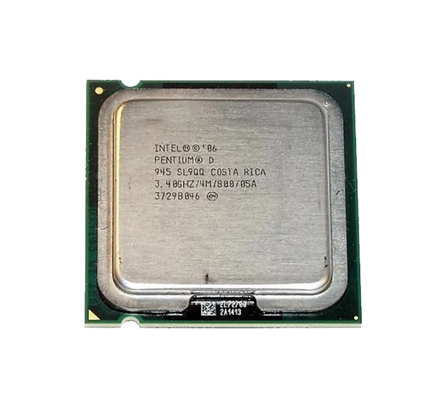 Dell JX956 3.40GHz 800MHz FSB 4MB L2 Cache Intel Pentium D Dual Core 945 Processor Dell Part Number: JX956 - New