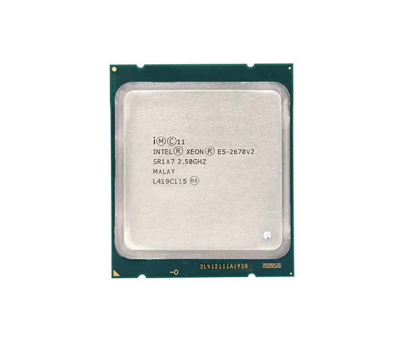 Dell JXM71 2.50GHz 8GT/S QPI 25MB SmartCache Socket FCLGA2011 Intel Xeon E5-2670V2 10 Core Processor Dell Part Number: JXM71 - New