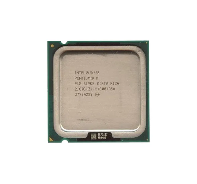Dell KU189 2.80GHz 800MHz FSB 4MB L2 Cache Socket PLGA775 Intel Pentium D 915 Dual-Core (2 Core) Processor Dell Part Number: KU189 - New