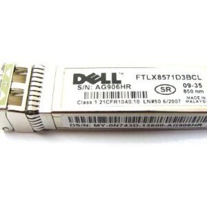 Dell N743D 10Gb/S 10GBase-SR Multi-Mode Fibre 850nm 300m Duplex LC Connector SFP+ Transceiver Module Dell Part Number: N743D  - New