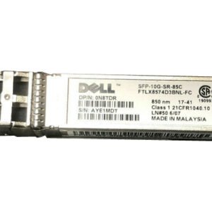 Dell N8TDR 10Gb/S 10GBase-SR Multi-Mode Fibre 850nm 300m SFP+ Transceiver Module Dell Part Number: N8TDR  - New