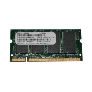 HP Q2631-60002 256MB DDR 200-Pin DIMM Memory For Color LaserJet 6450 HP Part Number: Q2631-60002 - New