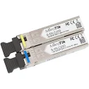 Mikrotik S-3553LC20D 1.25G Module Kit 20Km Single Mode SFP Transceiver Module X2 Mikrotik Part Number: S-3553LC20D - New