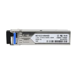 Gigatech MRV 1Gbps 1000Base-BX-U SFP 1310TX/1490RX 40km Transceiver Module Gigatech Part Number: SFP-GD-BD34TH  - New