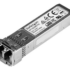 StarTech SFP10GSRSTTA 10Gbps 10GBase-SR Multi-Mode Fiber 300m 850nm Duplex LC Connector SFP+ Transceiver Module StarTech Part Number: SFP10GSRSTTA  - New