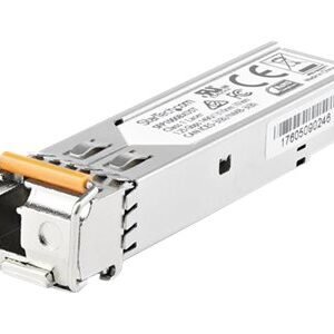 StarTech SFP1GBX80DES 1Gb/S 1000Base-BX-U Single-Mode Fibre 1550nm 80km LC Connector SFP Transceiver Module StarTech Part Number: SFP1GBX80DES  - New