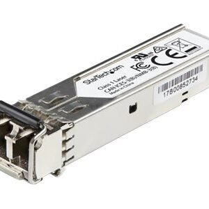 StarTech SFP1GSXEMCST 1Gb/S 1000Base-SX Multi-Mode Fibre 550m LC Connector SFP Transceiver Module StarTech Part Number: SFP1GSXEMCST  - New