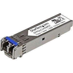 StarTech SFPGLCLHSMST 1.25Gb/S 1000Base-LX/LH 1310nm 10Km Single-Mode SFP Transceiver Module StarTech Part Number: SFPGLCLHSMST  - New