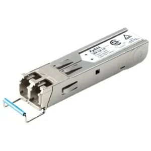 Zyxel 1Gbps 1000Base-LX Multi-Mode Fiber 10km 1310nm Duplex LC Connector SFP (Mini-GBIC) Transceiver Module ZyXEL Part Number: SFPLX10-D - New