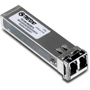 TRENDnet 100Mbps 100Base-FX Multi-Mode Fiber 2km 1310nm Duplex LC Connector SFP (Mini-GBIC) Transceiver Module TRENDnet Part Number: TE100-MGBFX  - New