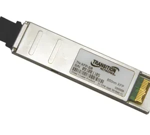 Transition Networks TN-XFP-10G-MM-SR 10GBase-SR/SW / 10Gbps Fiber Channel / OC-192 Multi-Mode Fiber 300m 850nm LC Duplex Connector XFP Transceiver Module Transition Networks Part Number: TN-XFP-10G-MM-SR  - New