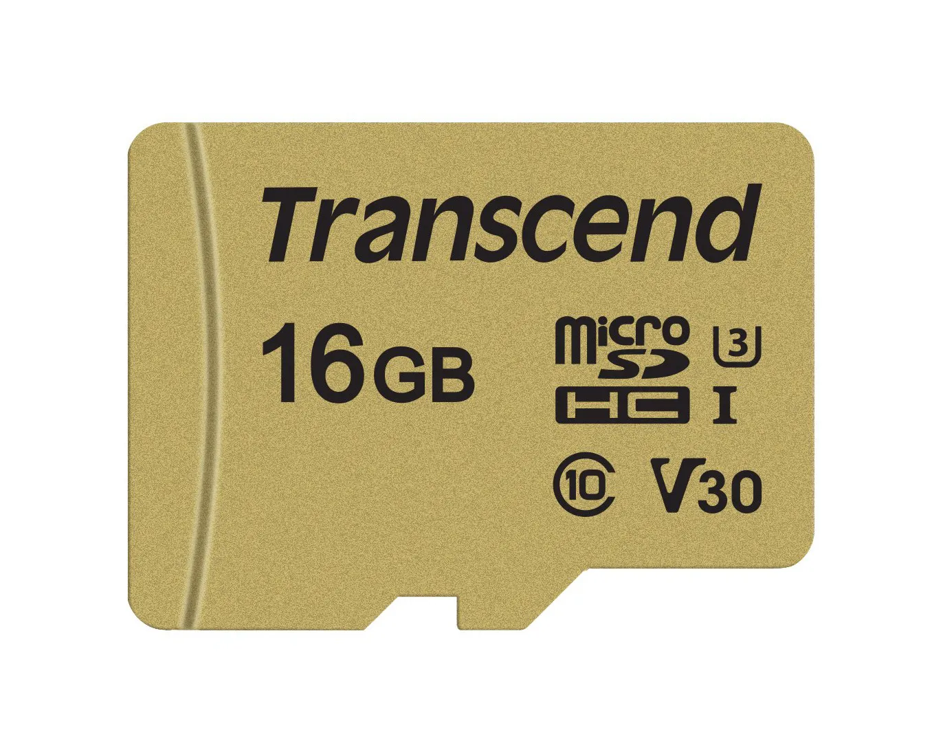 Transcend TS16GUSD500S 16GB Class 10 MicroSDHC UHS-I Memory Card - New