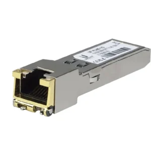 Ubiquiti UACC-CM-RJ45-1G 1Gb/S 1000Base-T 100m RJ-45 Connector SFP Transceiver Module Ubiquiti Part Number: UACC-CM-RJ45-1G - New