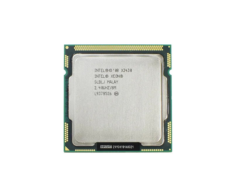 Dell W7YNR 2.40GHz 2.50GT/S DMI 8MB L3 Cache Socket FCLGA1156 Intel Xeon X3430 Quad-Core (4 Core) Processor Dell Part Number: W7YNR - New