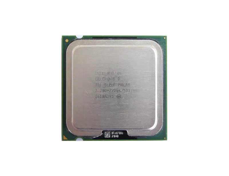 Dell WJ296 3.20GHz 533MHz FSB 256KB L2 Cache Socket PLGA775 Intel Celeron D 351 Single-Core (1 Core) Processor Dell Part Number: WJ296 - New