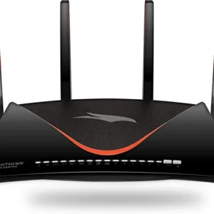 Dell AA392929 Nighthawk Pro Gaming XR700 6 X Ports 1000Base-T LAN + 1 X Port RJ-45 WAN + 1 X Port SFP+ LAN IEEE 802.11b/A/N/G/Ac 5GHz Tri-Band Wi-Fi Router Dell Part Number: AA392929  - Refurbished