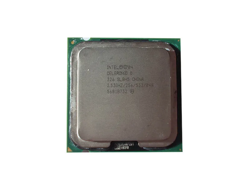 Dell YG105 2.53GHz 533MHz FSB 256KB L2 Cache Socket PLGA478/PLGA775 Intel Celeron D 326 Single-Core (1 Core) Processor Dell Part Number: YG105 - New