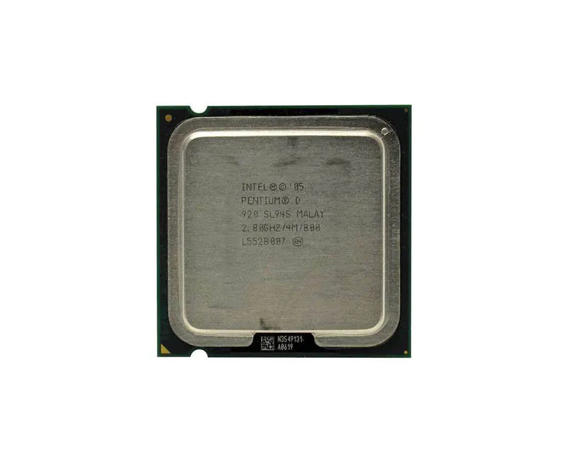 Dell YH750 2.8GHz 800MHz 4MB L2 Cache Socket PLGA775 Intel Pentium D 920 Dual-Core (2 Core) Processor Dell Part Number: YH750 - New