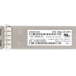 HP PLRXPL-SC-S43-3HX 10Gb Sr SFP+ Transceiver HP Part Number: PLRXPL-SC-S43-3HX  - New